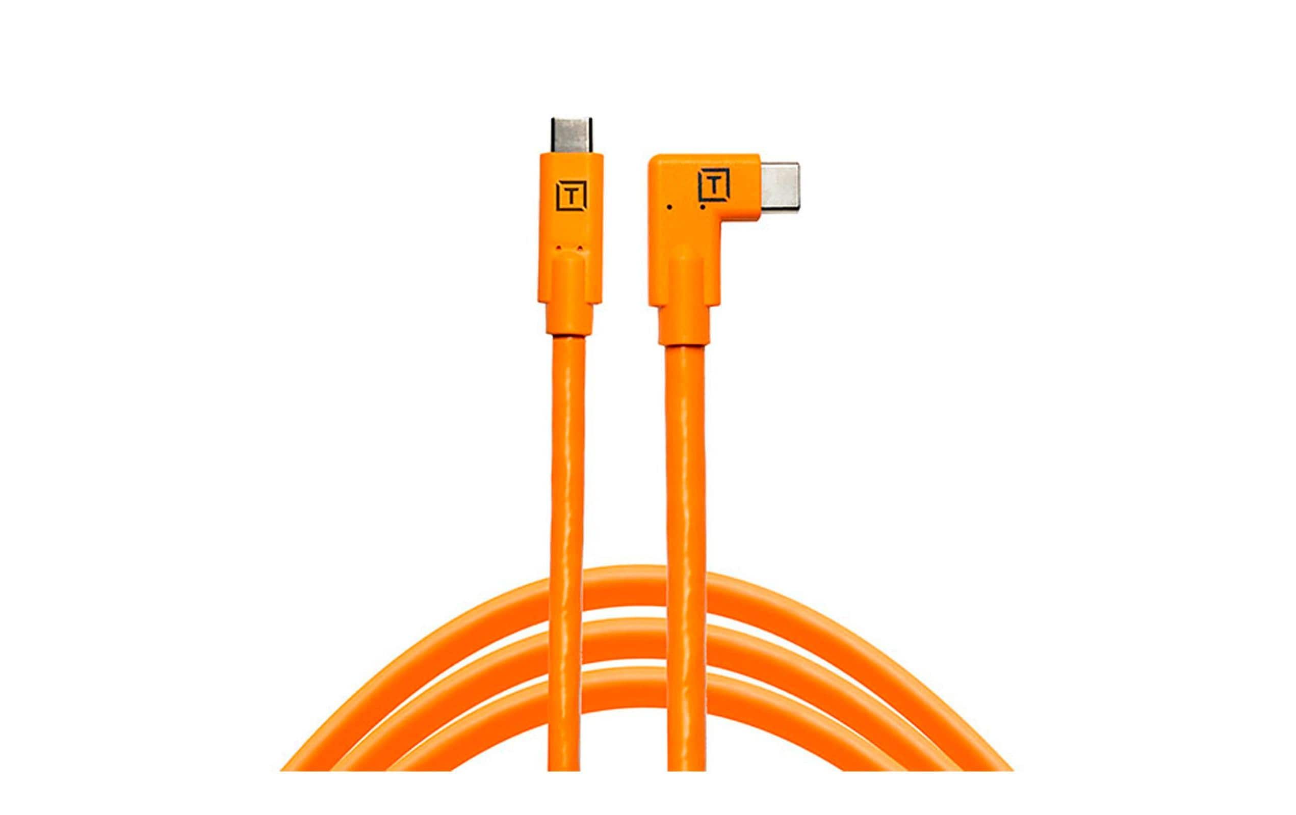 Tether Tools TetherPro USB-C 4.6m R. Angle 4.6m/15' Right Angle orange