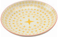 Haynan Teller gelb 25 cm, Rand rot 25cm