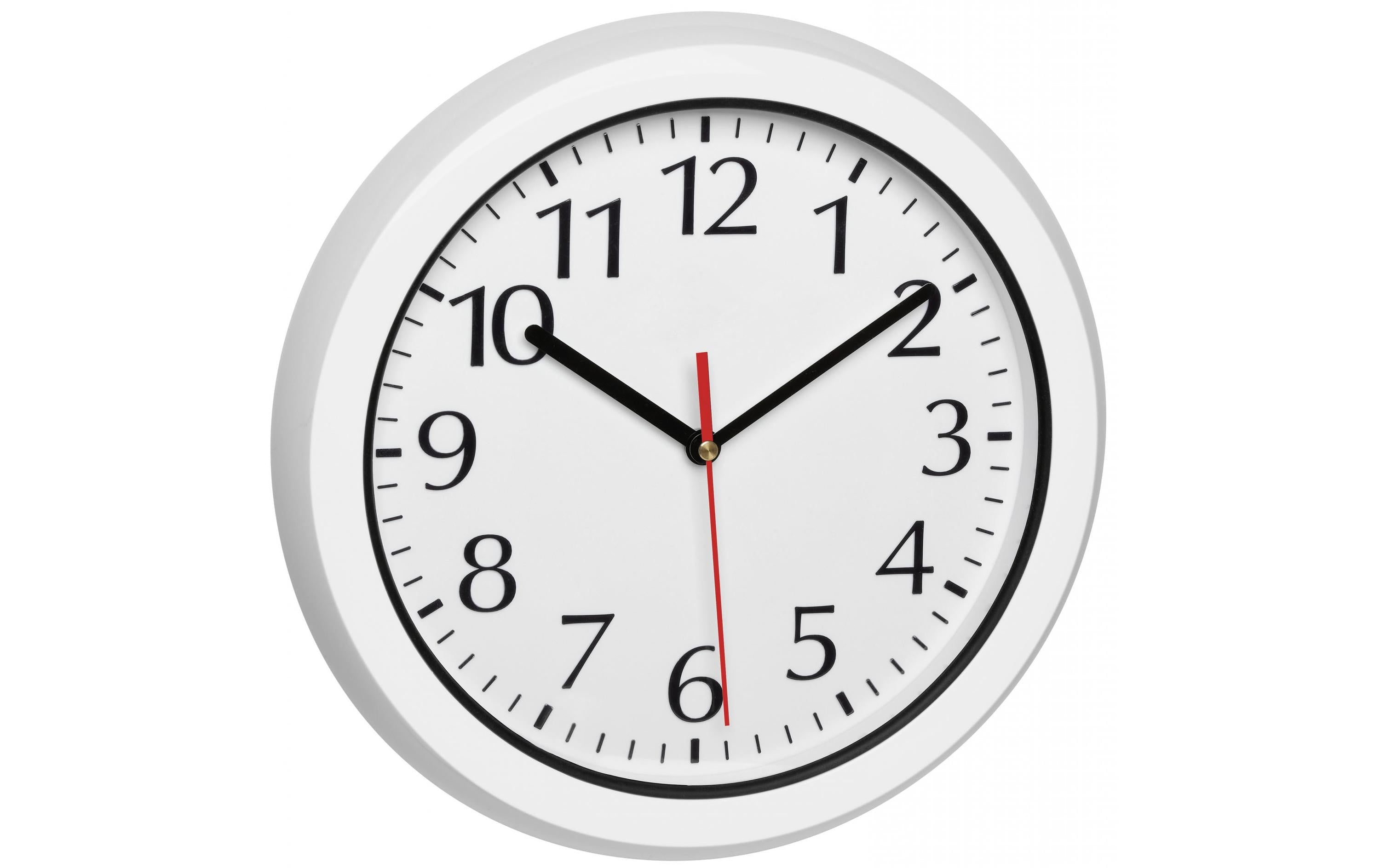TFA Funk-Wanduhr ohne Batterie
