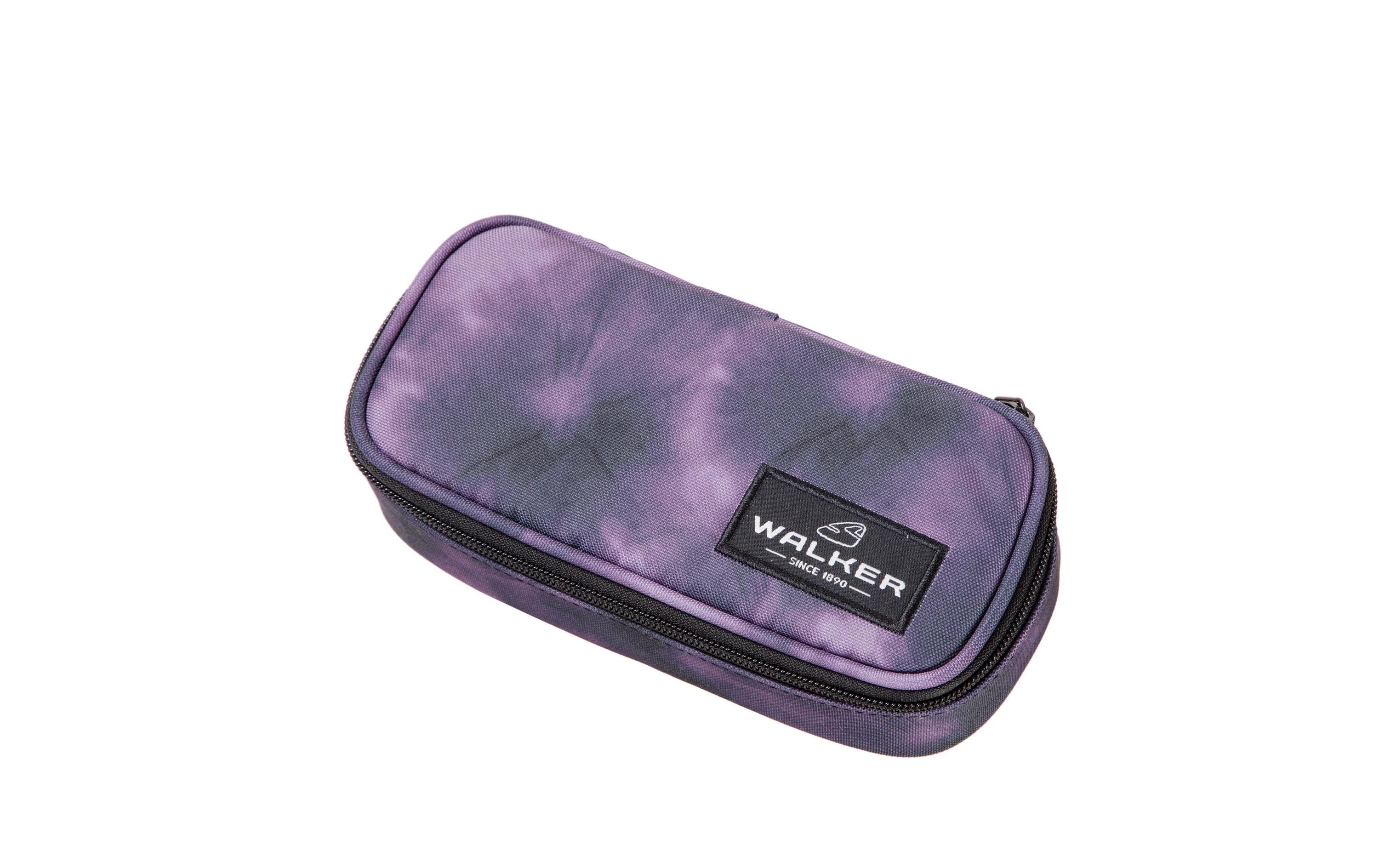 Walker Etui Pencil Box Batik Purple 21 x 10 x 6 cm, leer