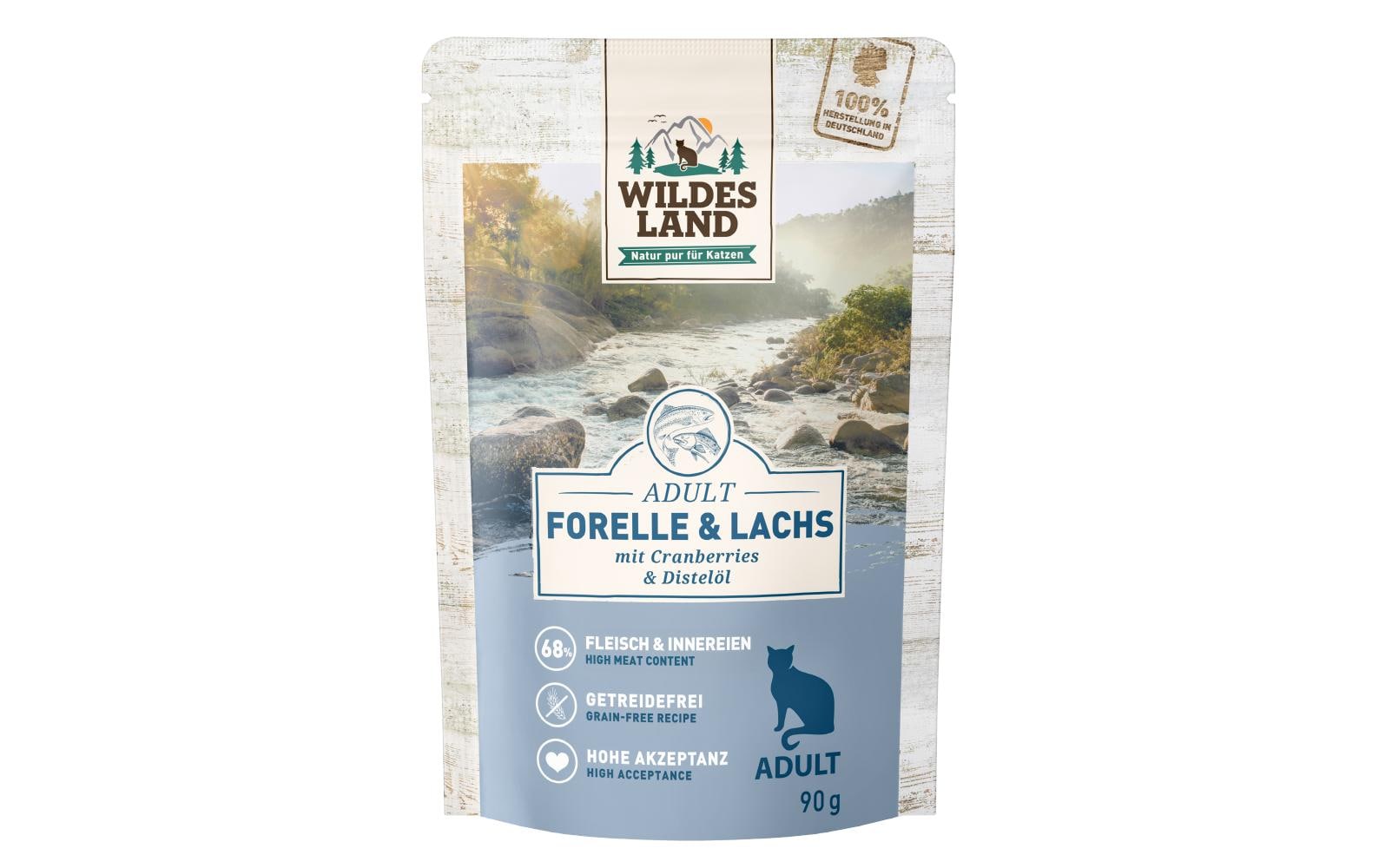 Wildesland Cat Adult Forelle, Lachs, Cran. 90g