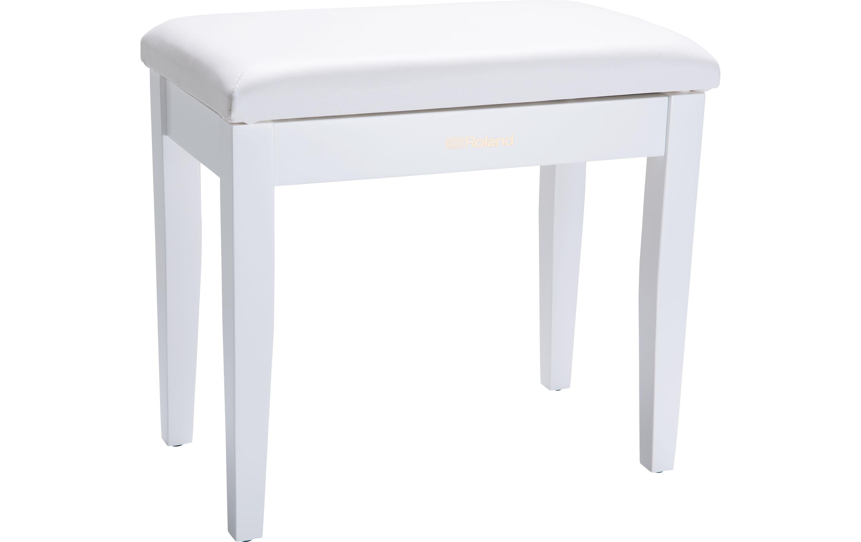Roland RPB-100WH, Satin white Vinyl Seat, Aufbewahrungsfach