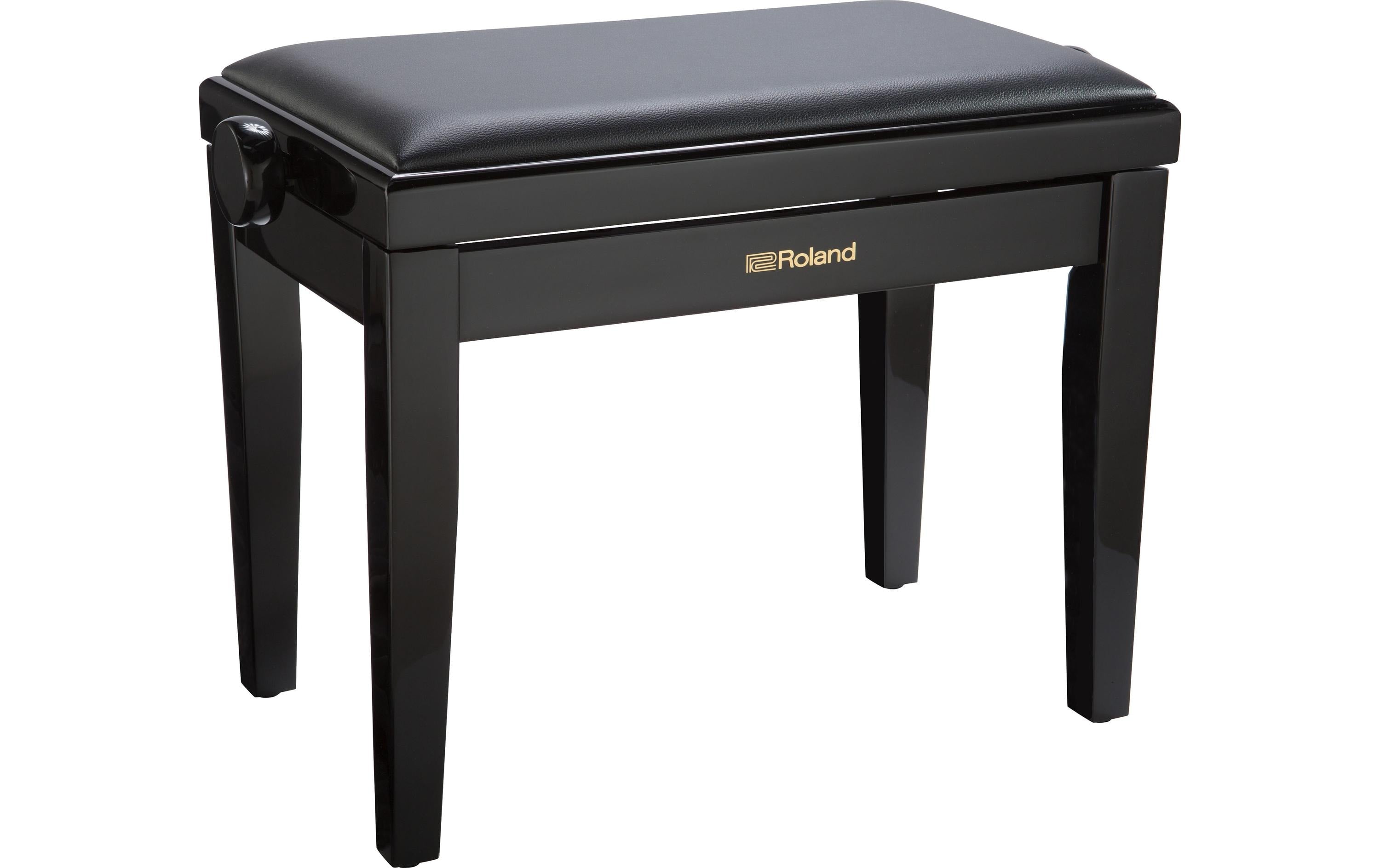 Roland RPB-200PE, Polished ebony Vinyl Seat