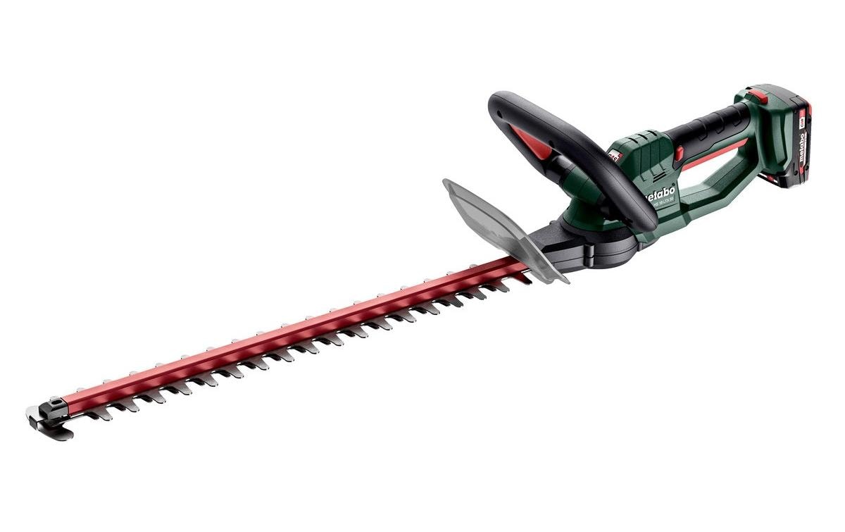 METABO Akku-Heckenschere HS 18 LTX 55 Set 2x2.0Ah Li-Ion, SC 30
