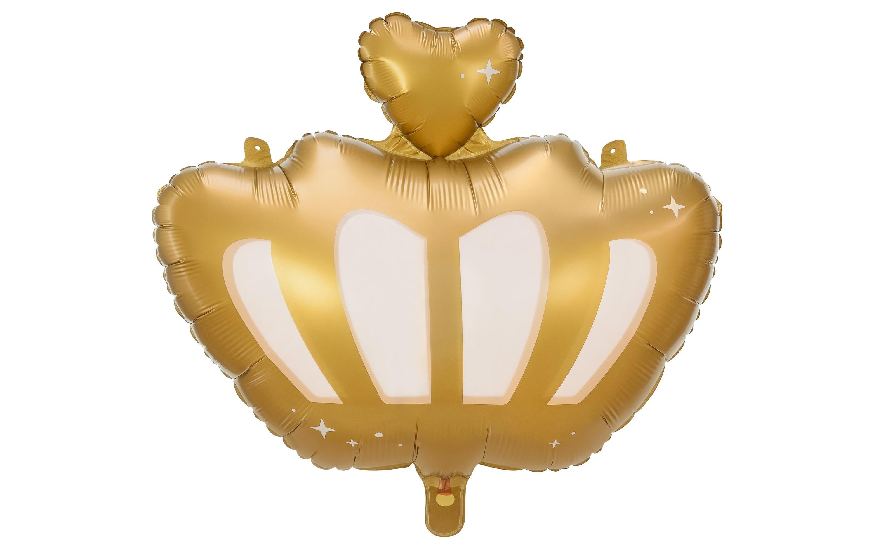 Partydeco Folienballon Krone 52 x 42 cm, gold