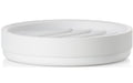 Zone Seifenschale Rim weiss D: 10.8cm, Aluminium, ABS