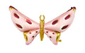 Partydeco Folienballon Schmetterling 120 x 87 cm, rosa/gold