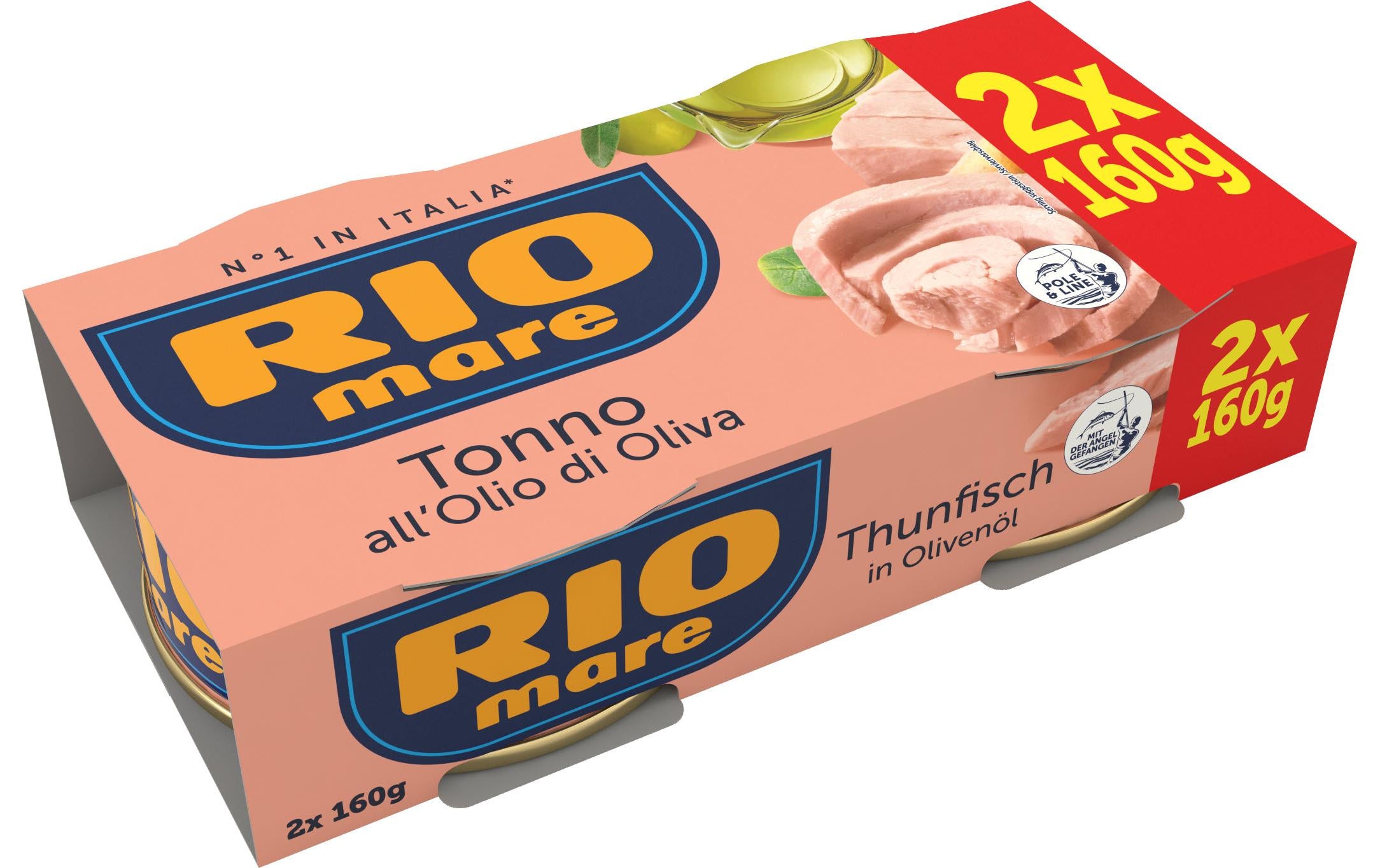 Thunfisch in Olivenöl 2x 160g