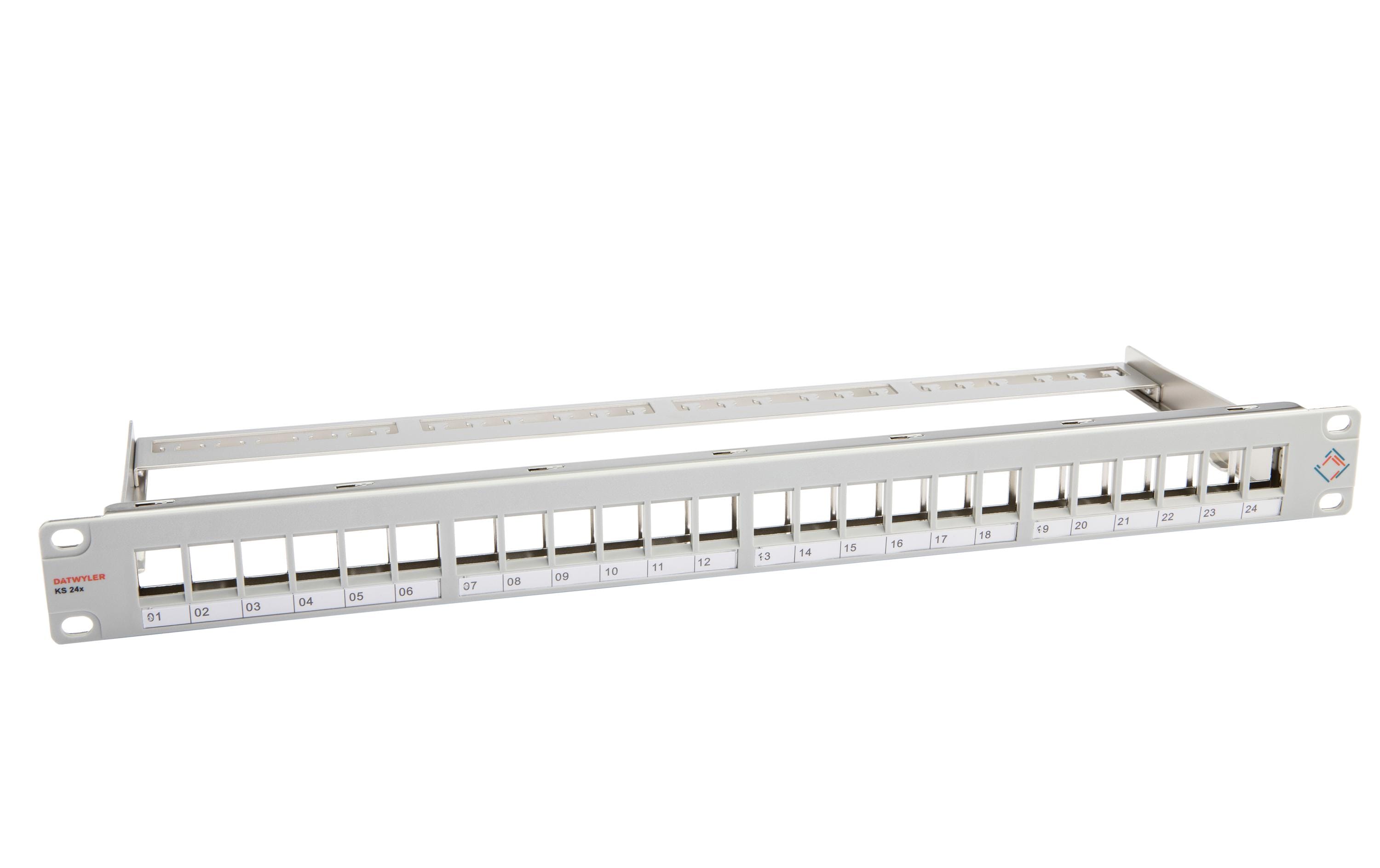 Dätwyler Patch Panel KS 24x grau
