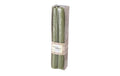 Boltze Stabkerze Melia 4 tlg. H 20cm, D 2cm, Paraffin, khaki