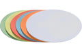FRANKEN Moderationskarten Oval 190 x 110 mm, sortiert, 250 Stück