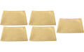 Edi Baur Mikrofaser Waffeltuch 5er Pack gelb, 40x40cm