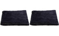 Edi Baur Mikrofasertuch Hydrofil 2er Pack schwarz, 40x40cm