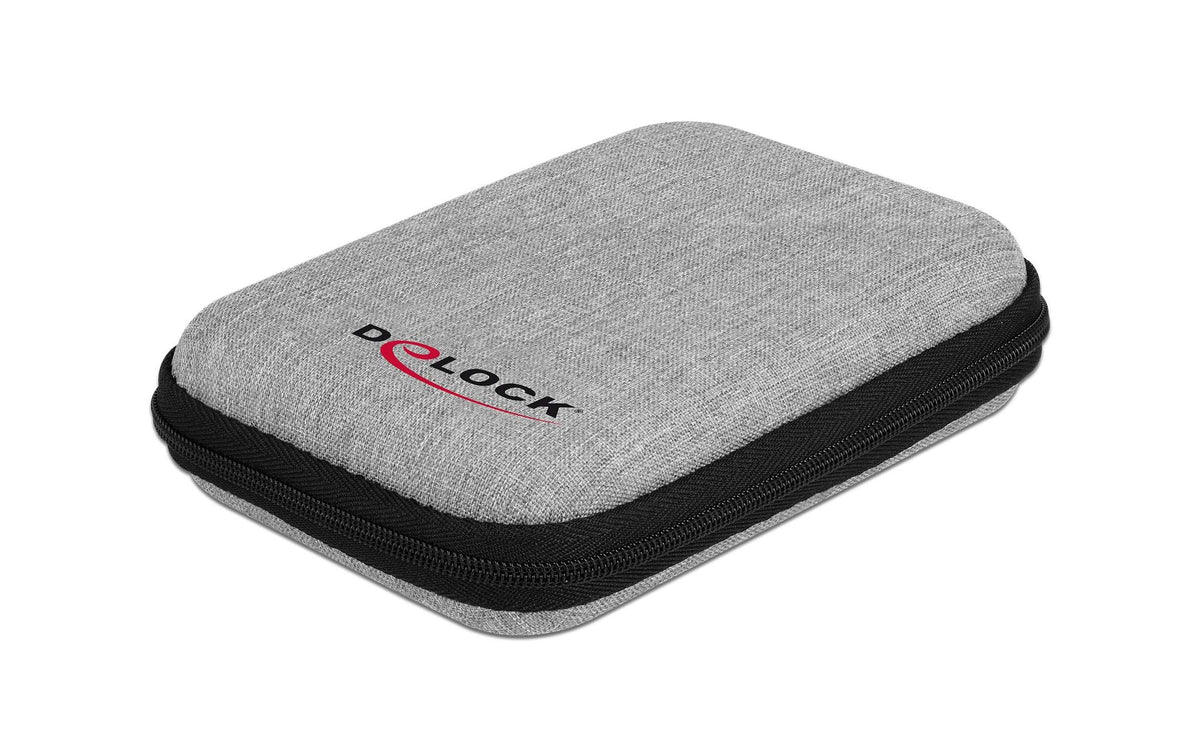 Delock Schutztasche für 2.5" SSD`s externe Gehäuse, Festplatten bis 12x8x2cm
