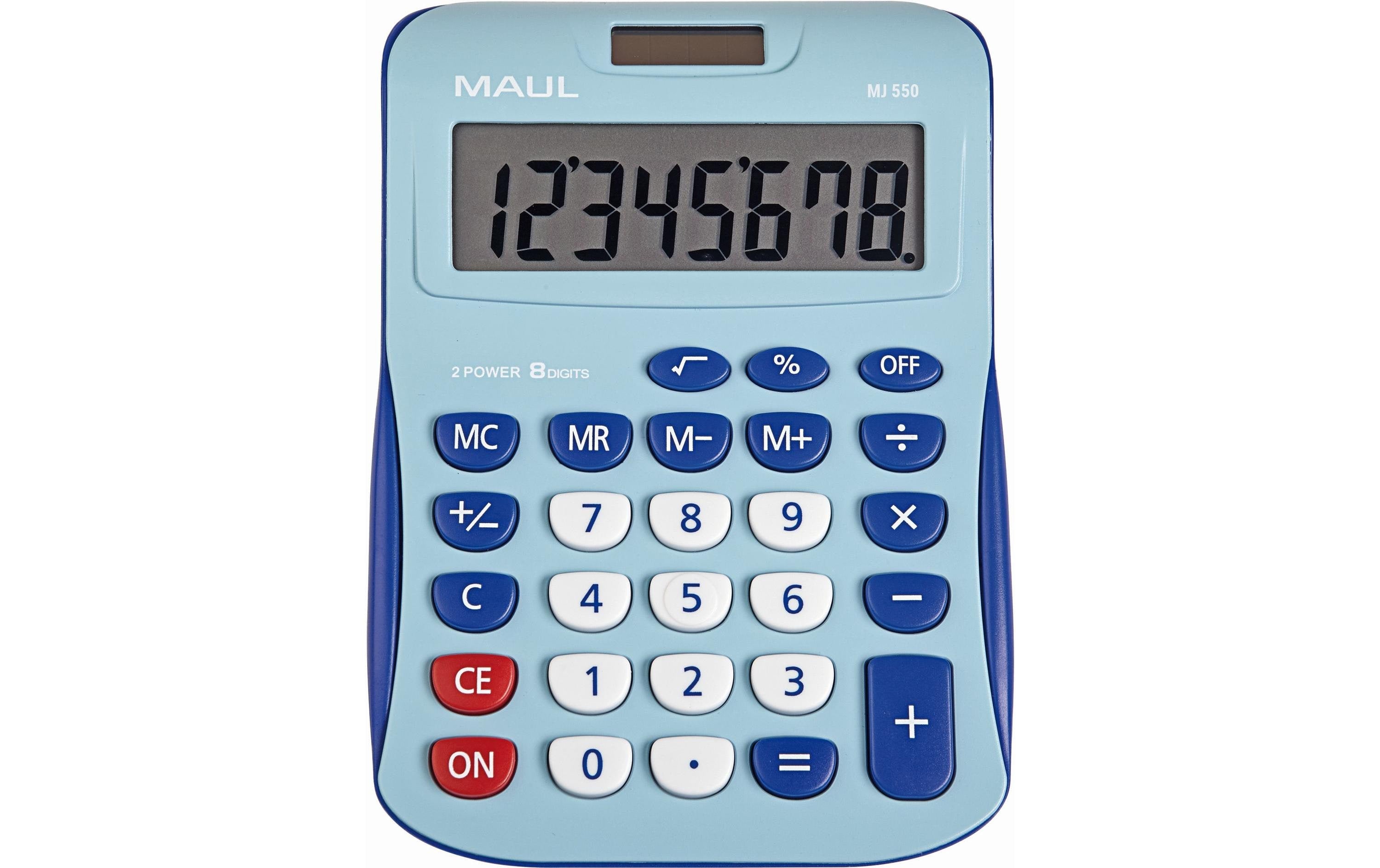 Maul Tischrechner MJ550 Junior 8 Stellen, blau