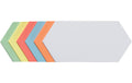 FRANKEN Moderationskarten Rhombus 200 x 95 mm, sortiert, 250 Stück