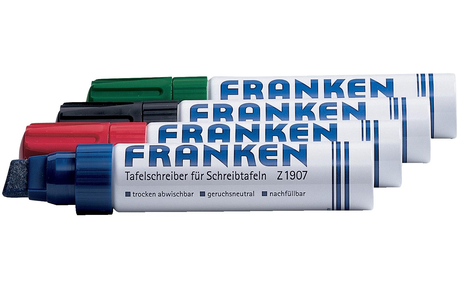 FRANKEN JumboMarker Gleichmässiger, satter Tintenfluss