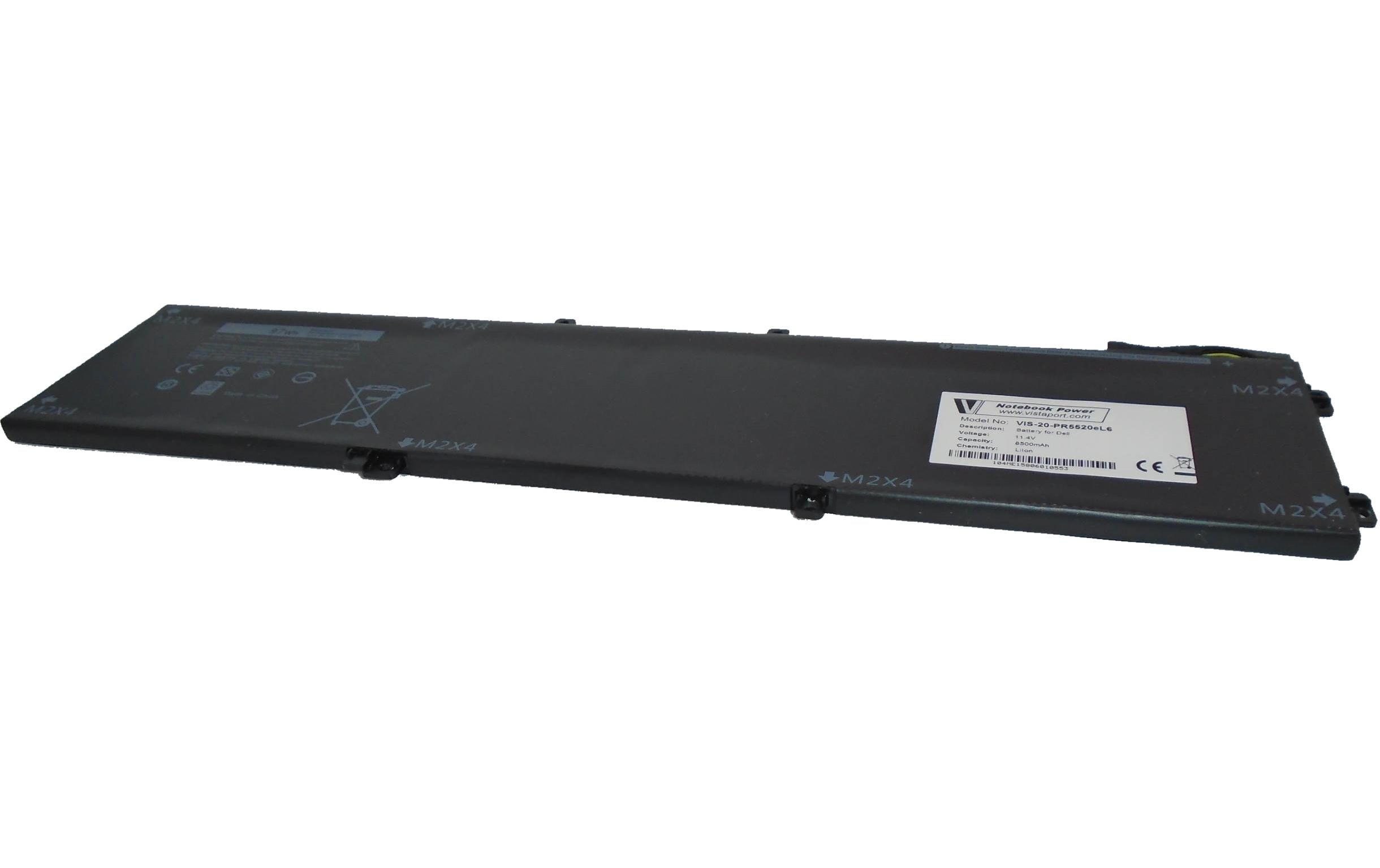 Vistaport Notebook Batteries für Dell Precision 5520 5530 5540 11.4V 8500mAh