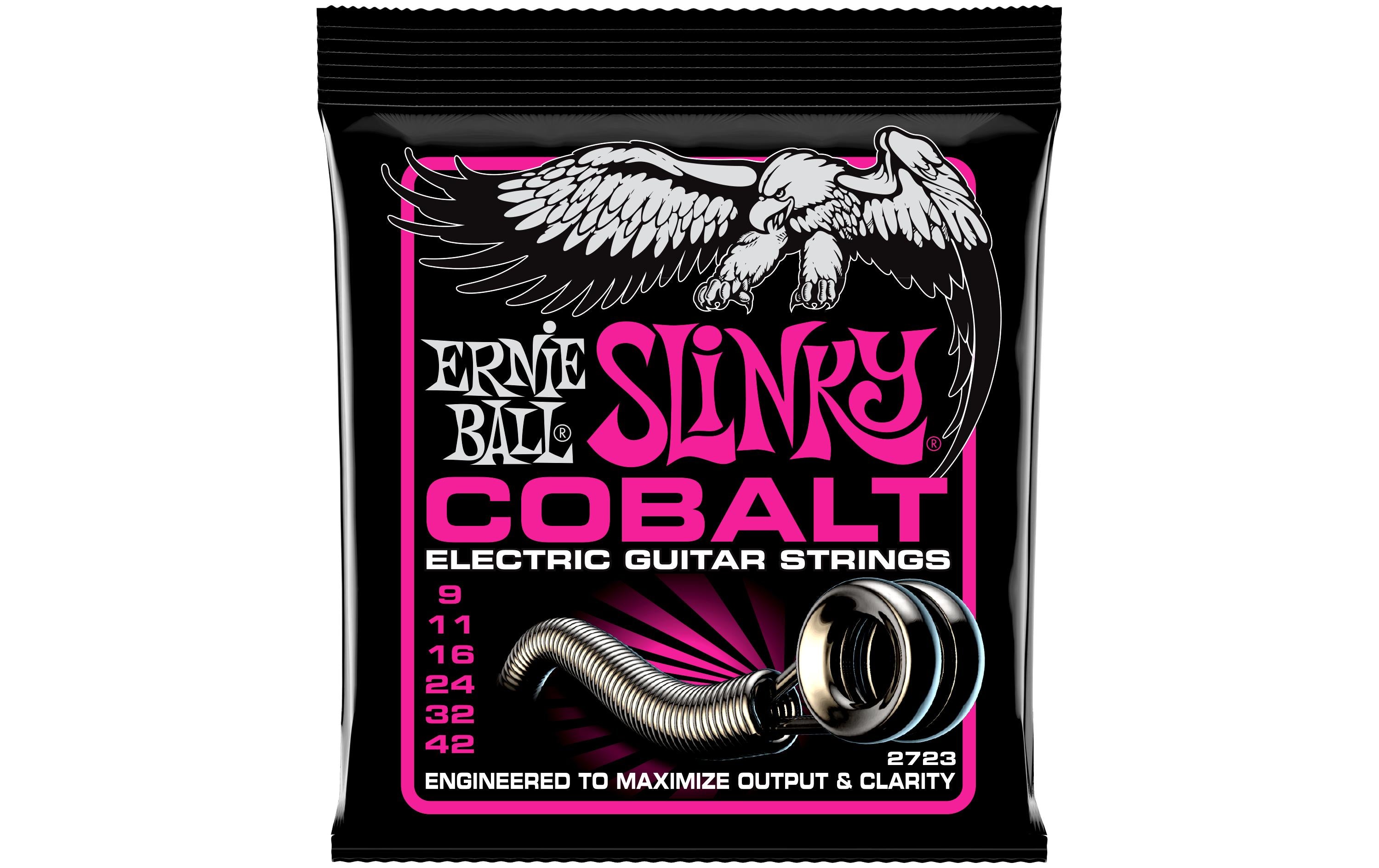 Ernie Ball 2723 Slinky Cobalt E-Gitarren Saitensatz, Super 09-42