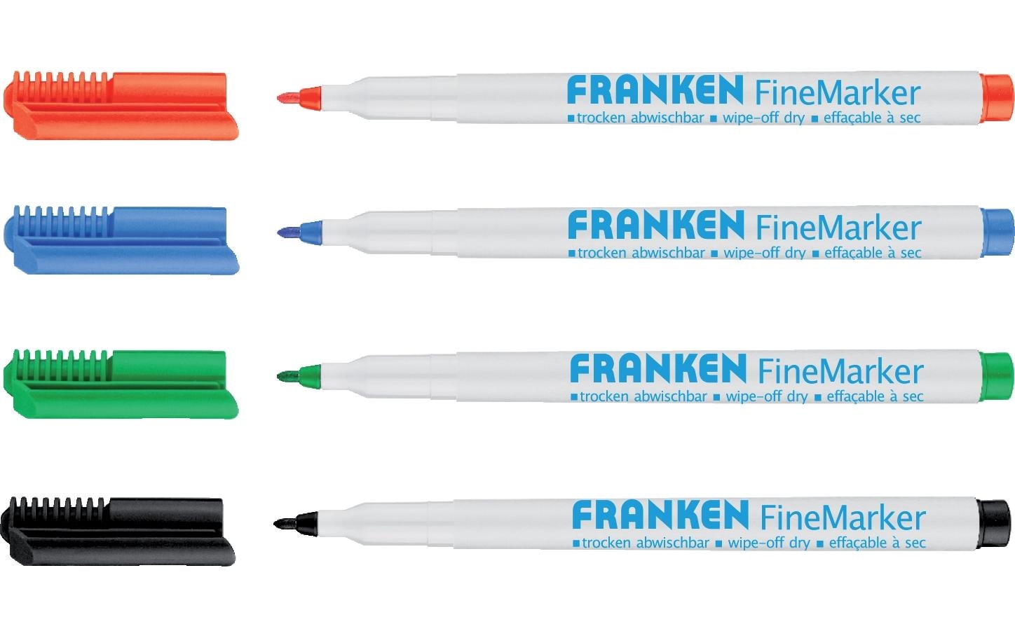 FRANKEN FineMarker Gleichmässiger, satter Tintenfluss
