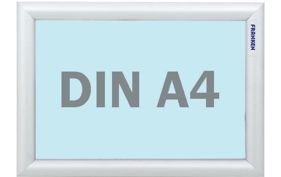 FRANKEN Wechselrahmen Outdoor, A4 selbstklebende Informationsrahmen