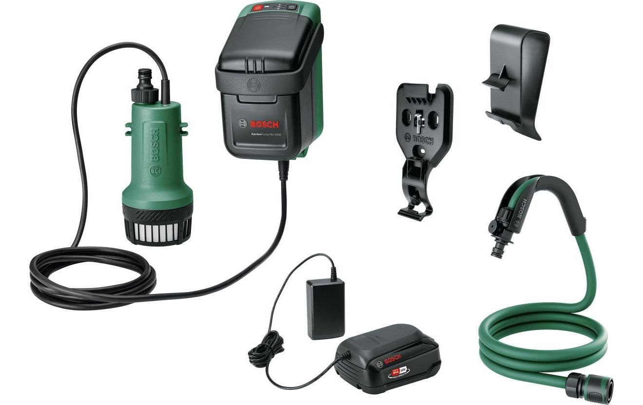 GardenPump18V-2000 (1x2.5Ah) Akku-Gartenpumpe Kit