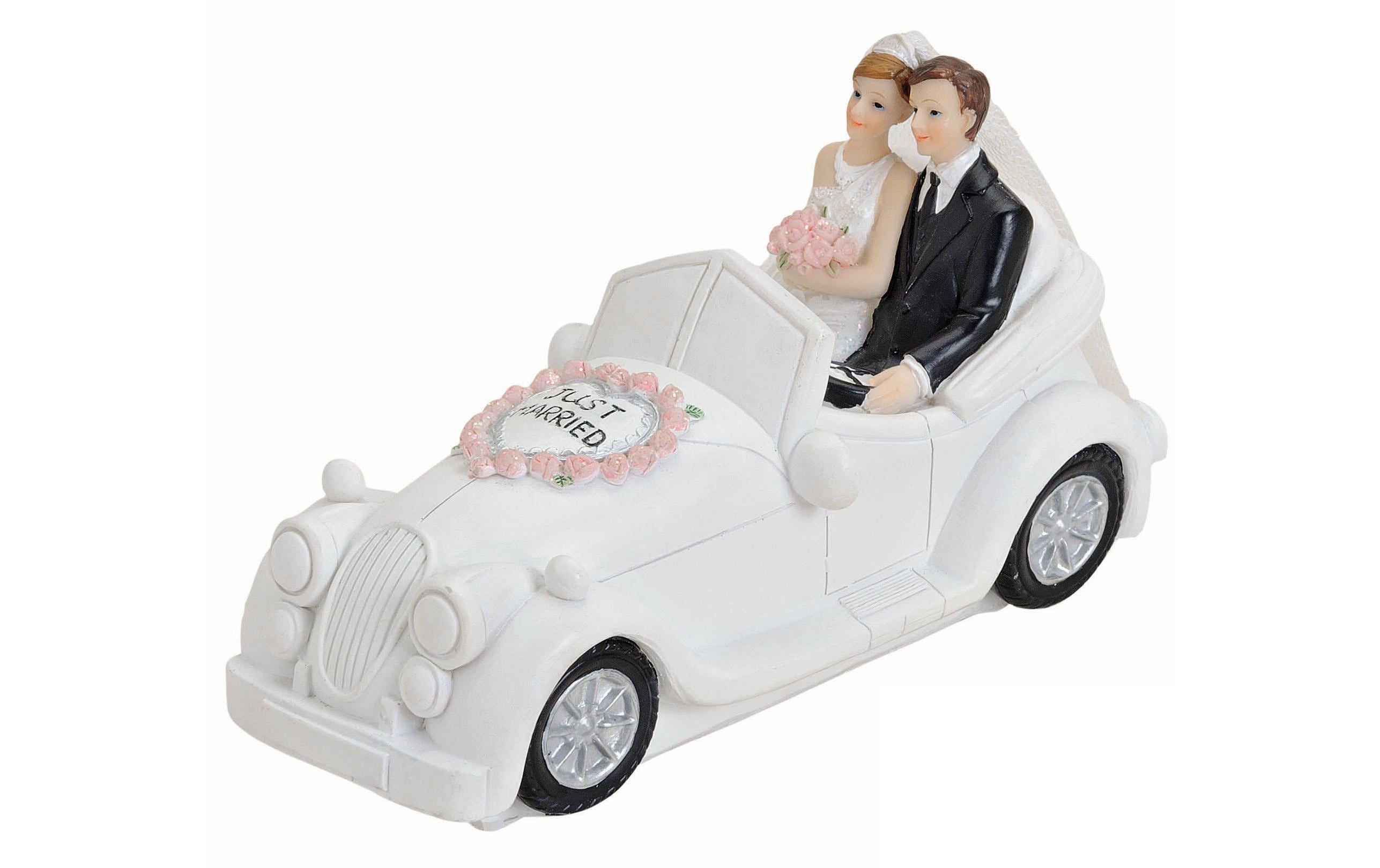 Spardose Hochzeitsauto aus Poly B16xT7xH9cm