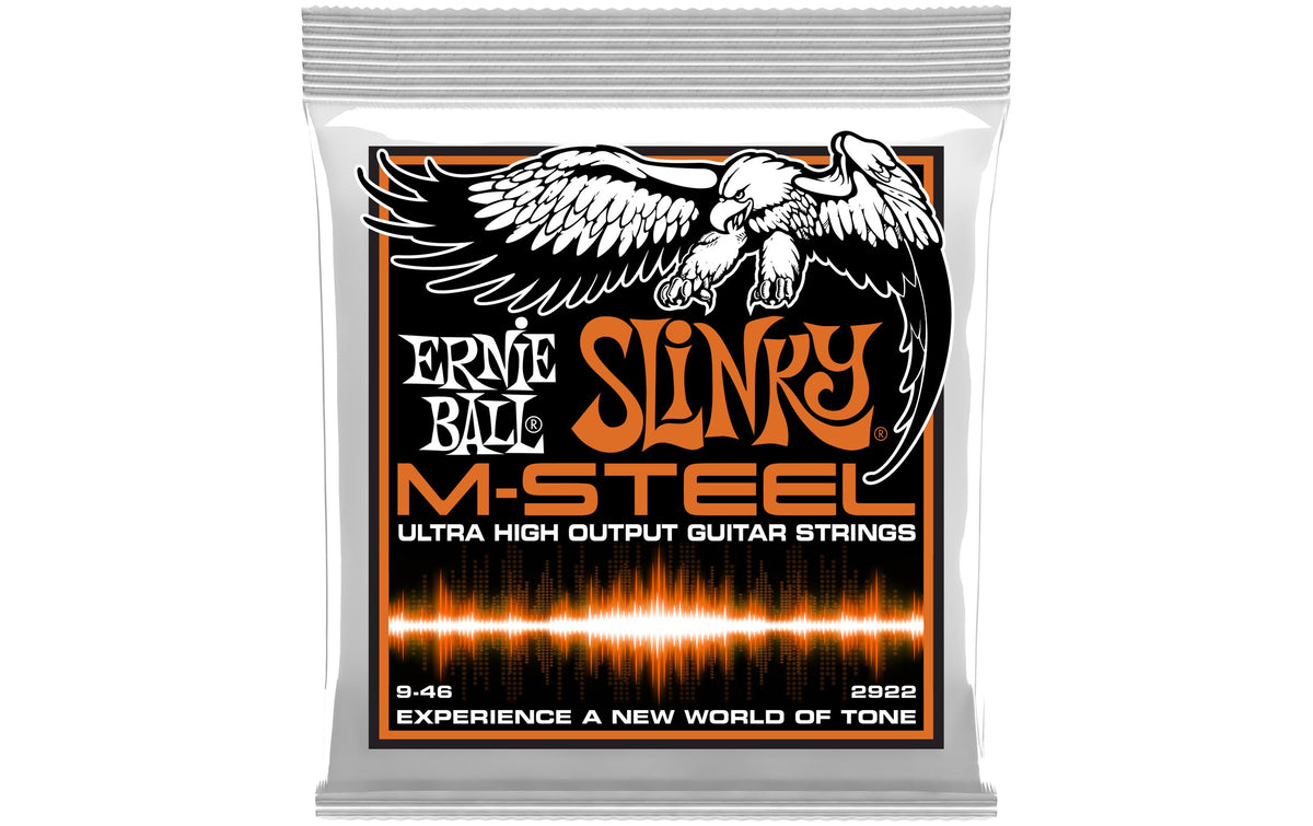 Ernie Ball 2922 Slinky M-Steel E-Gitarren Saitensatz, Hybrid 09-46