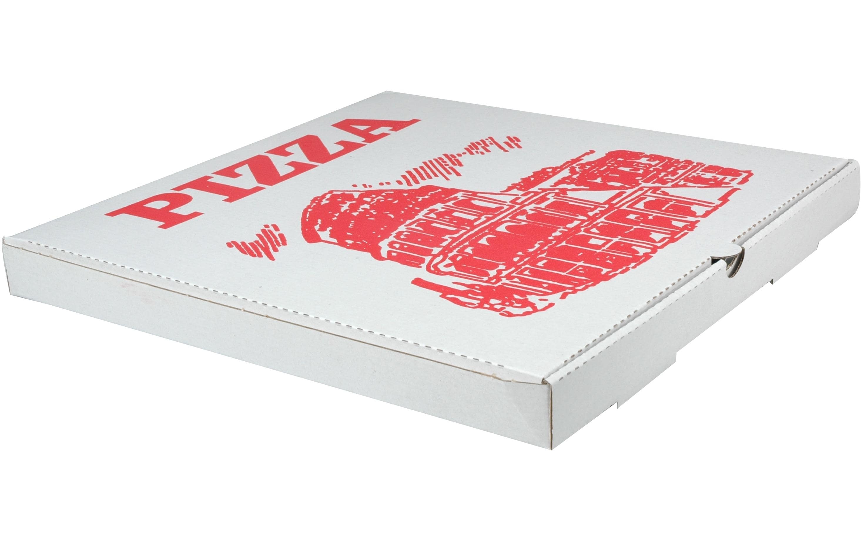 Papstar Pizzakarton 30x30x3cm 100 Stück, Zellulose