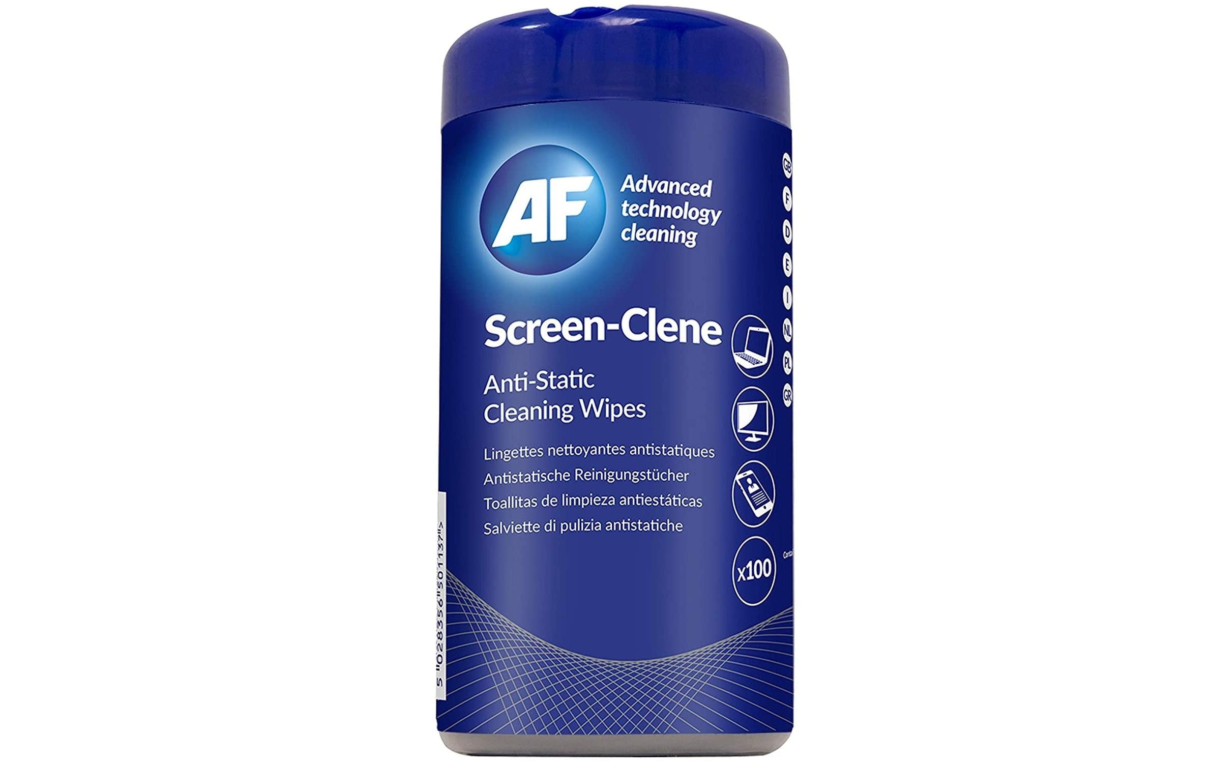 AF Bildschirm und Filter Reiniger Spenderbox mit 100 Screen-Clene Tüchern