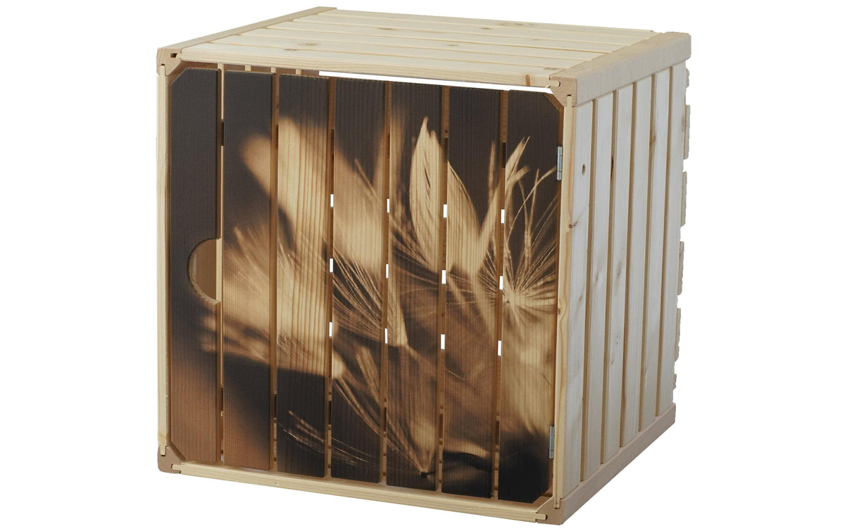 Holz Zollhaus Holzharasse Pusteblume Kiefer,Tanne, Buche, 32x35x35 cm, FSC 70%