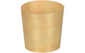 Papstar Holz-Fingerfood-Schalen pure 50 Stk Pack à 50 Stück, 4.5x4.5cm, Kieferholz rund
