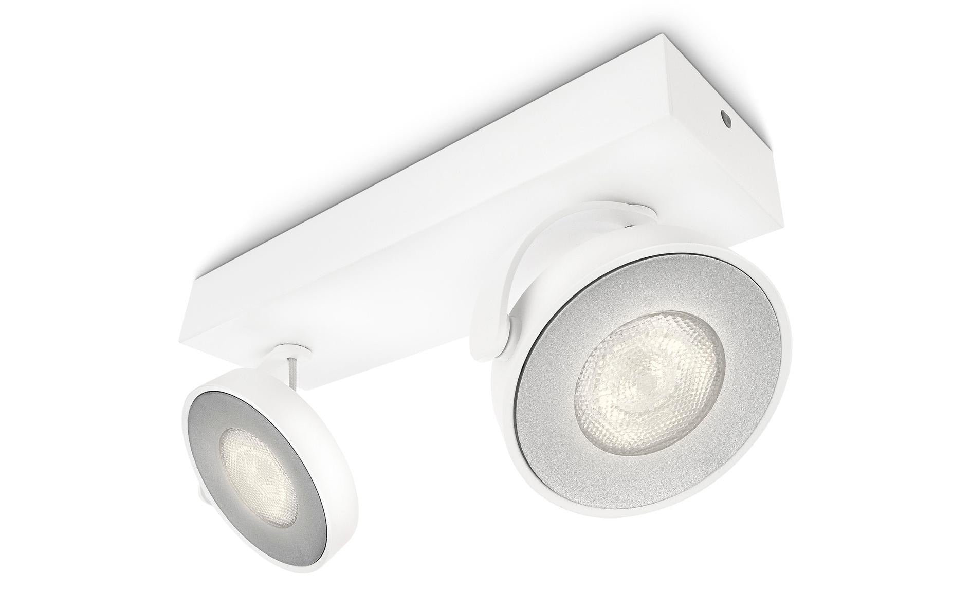 Philips Spot Clockwork 9W, 1000lm, 2700K, weiss