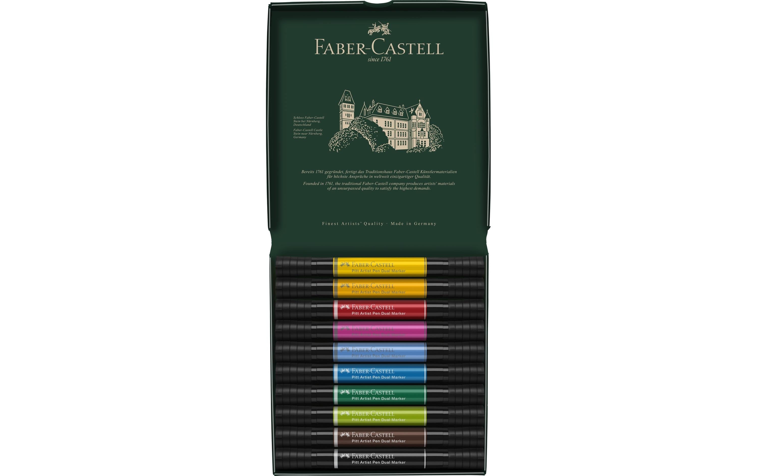 Faber-Castell PAP Dual Marker Etui mit 10 Farben