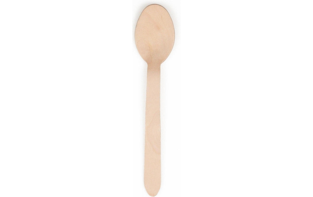 Papstar Holz-Löffel pure 15.7cm Inhalt 25 Stück, Birkenholz