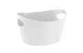 Koziol Wäschekorb Bottichelli L recycled white, Volumen 15 Liter