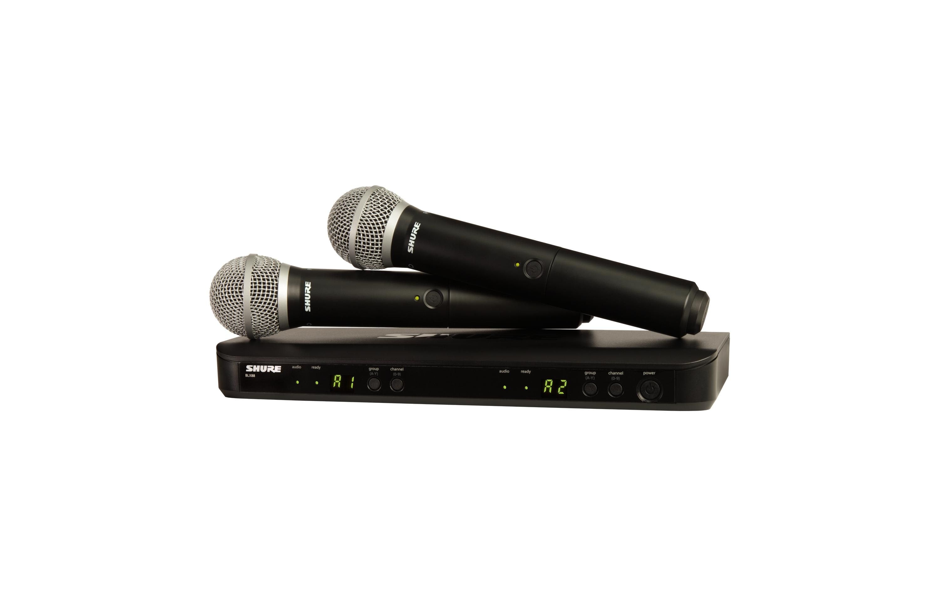 Shure BLX288E/PG58-M17 Dual Handsender Funksystem