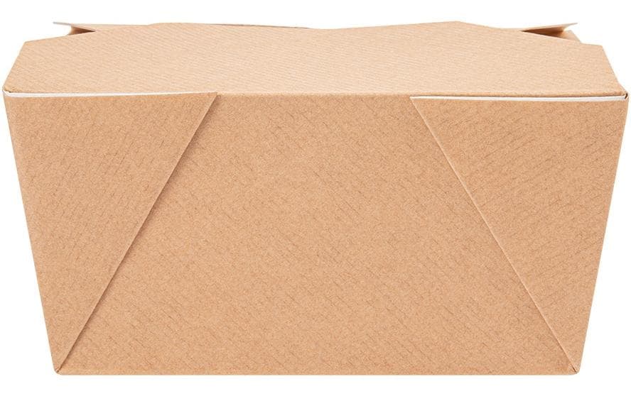 Weita Lunchbox 780ml beschichtet 50 Stück, FSC Wellkarton, -18ºC/+70ºC