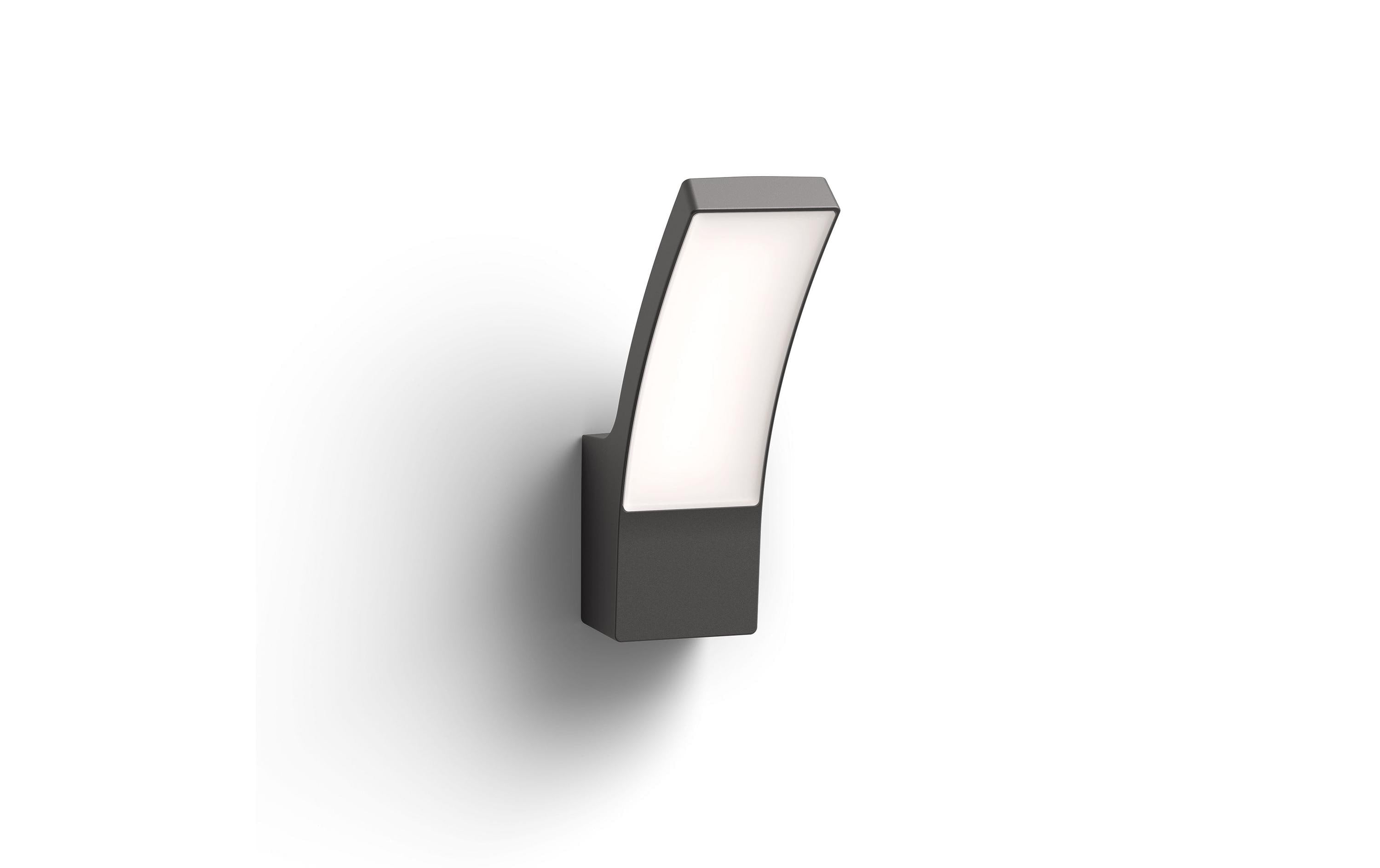 Philips Aussenwandleuchte Splay 1100lm, 4000K, anthrazit