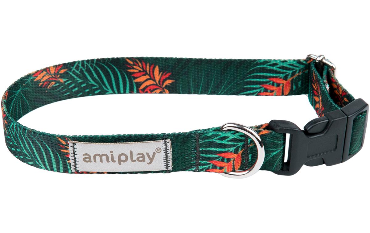 Amiplay Halsband Be Happy Jungle M, 20mm/25-40cm