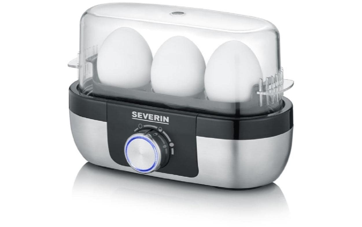 Severin Eierkocher EK3163 3 Eier, 270W, silber