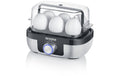 Severin Eierkocher EK3167 6 Eier, 420W, silber, Pochiereinsatz