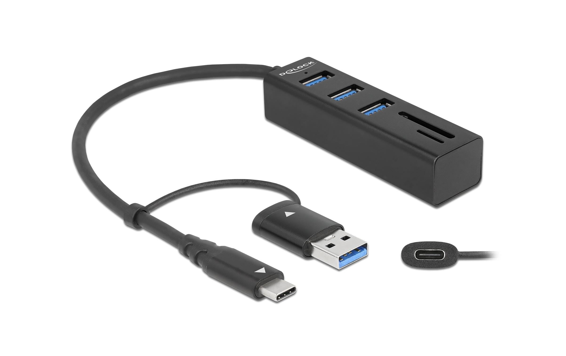 Delock USB 3.2 Hub 63859 3 Port USB 3.2 Gen 1 Hub