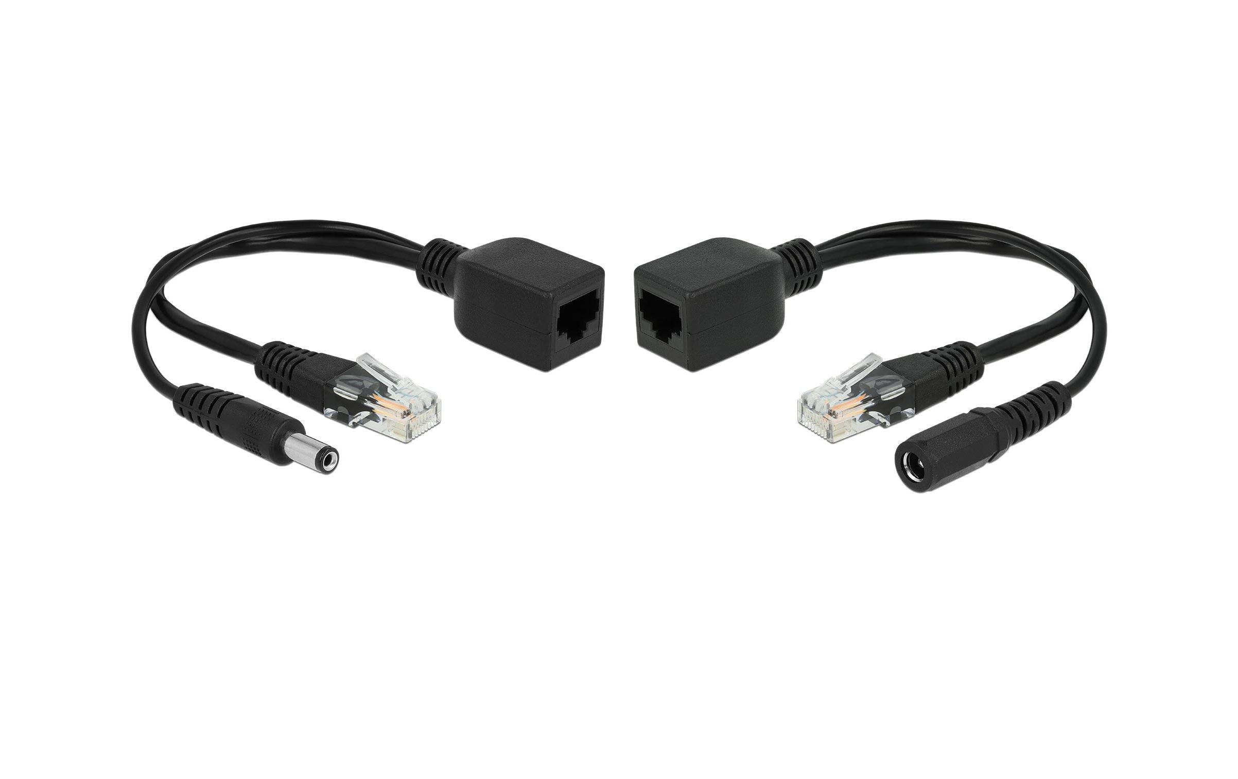Delock Passiv PoE Injector/Splitter Set benötigt Netzteil 9-57Volt mit 5,5mm/2,5mm