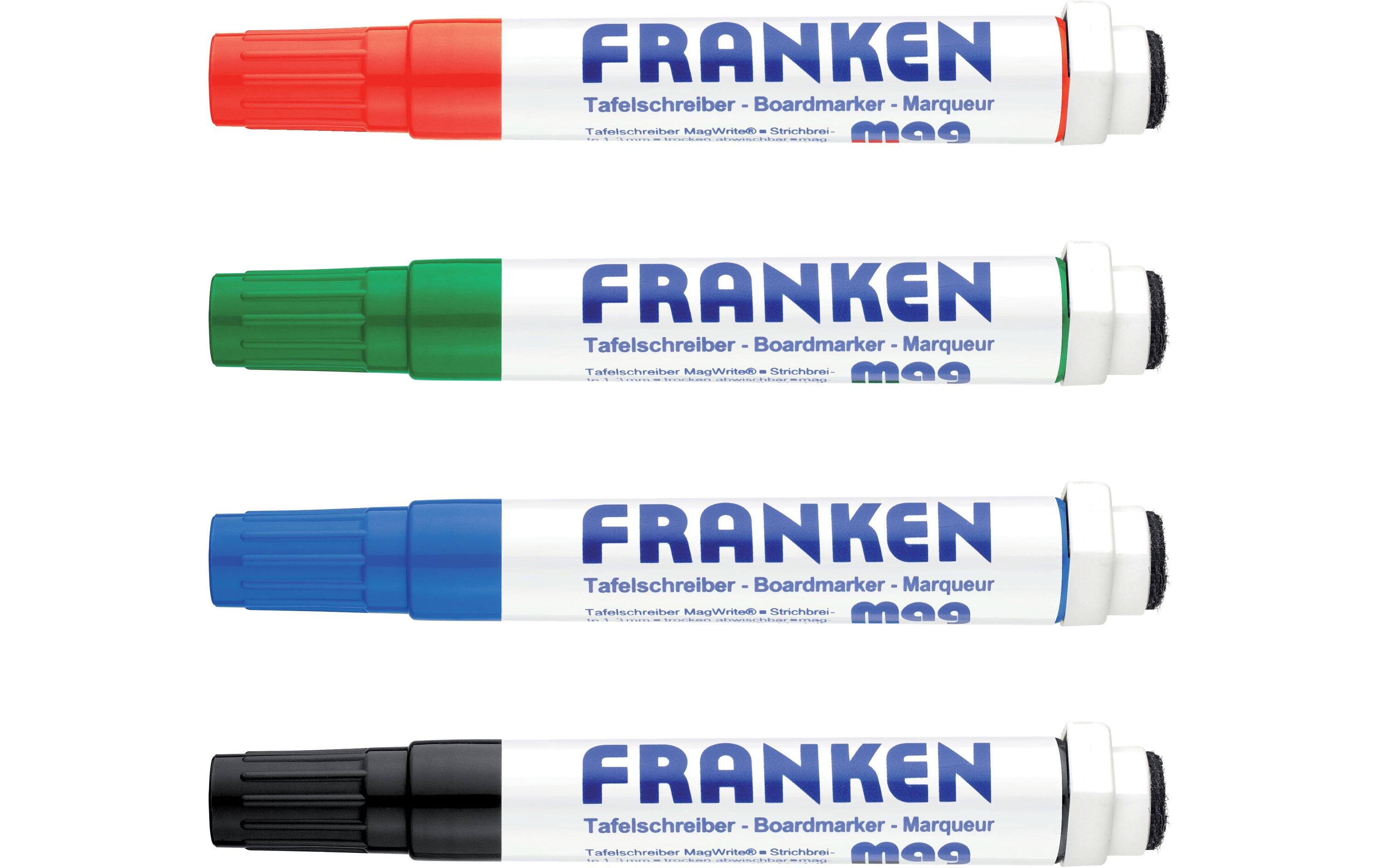 FRANKEN KombiMarker MagWrite Gleichmässiger, satter Tintenfluss