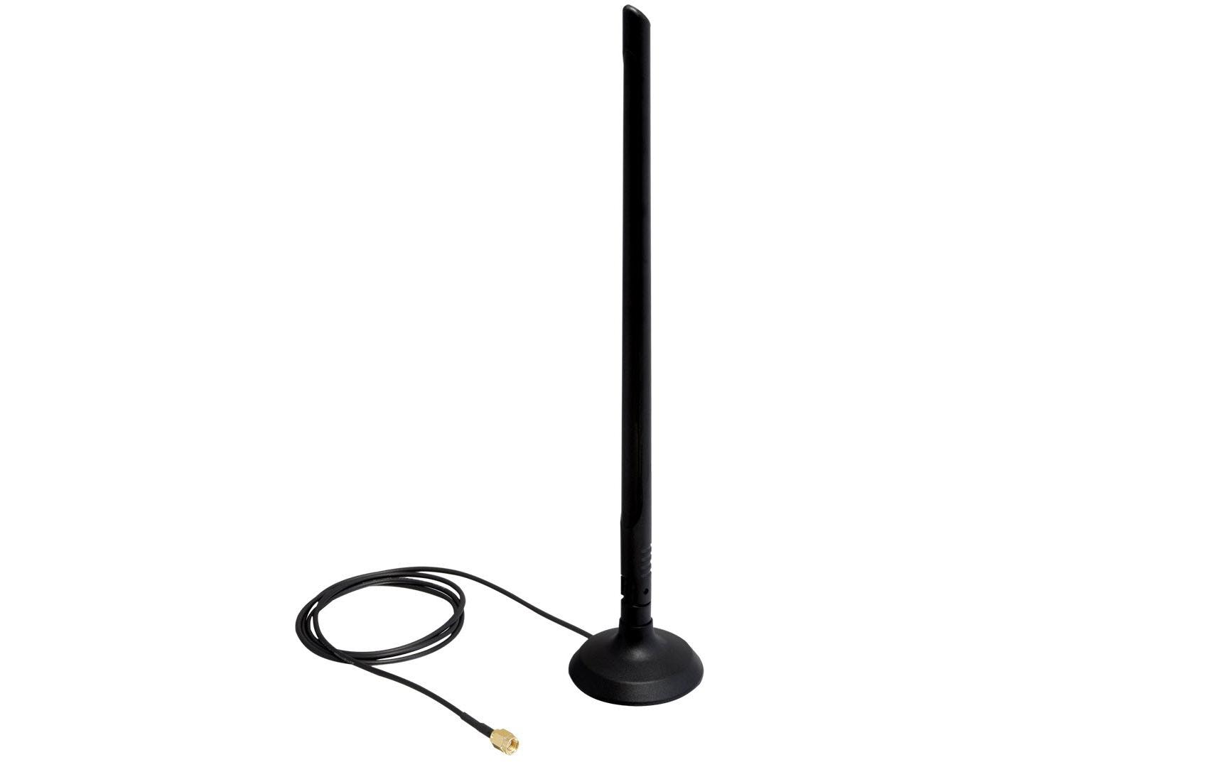 Delock WLAN-Antenne, 6.5dBi, Magnetfuss RP-SMA-Anschluss, 2.4Ghz, 30cm