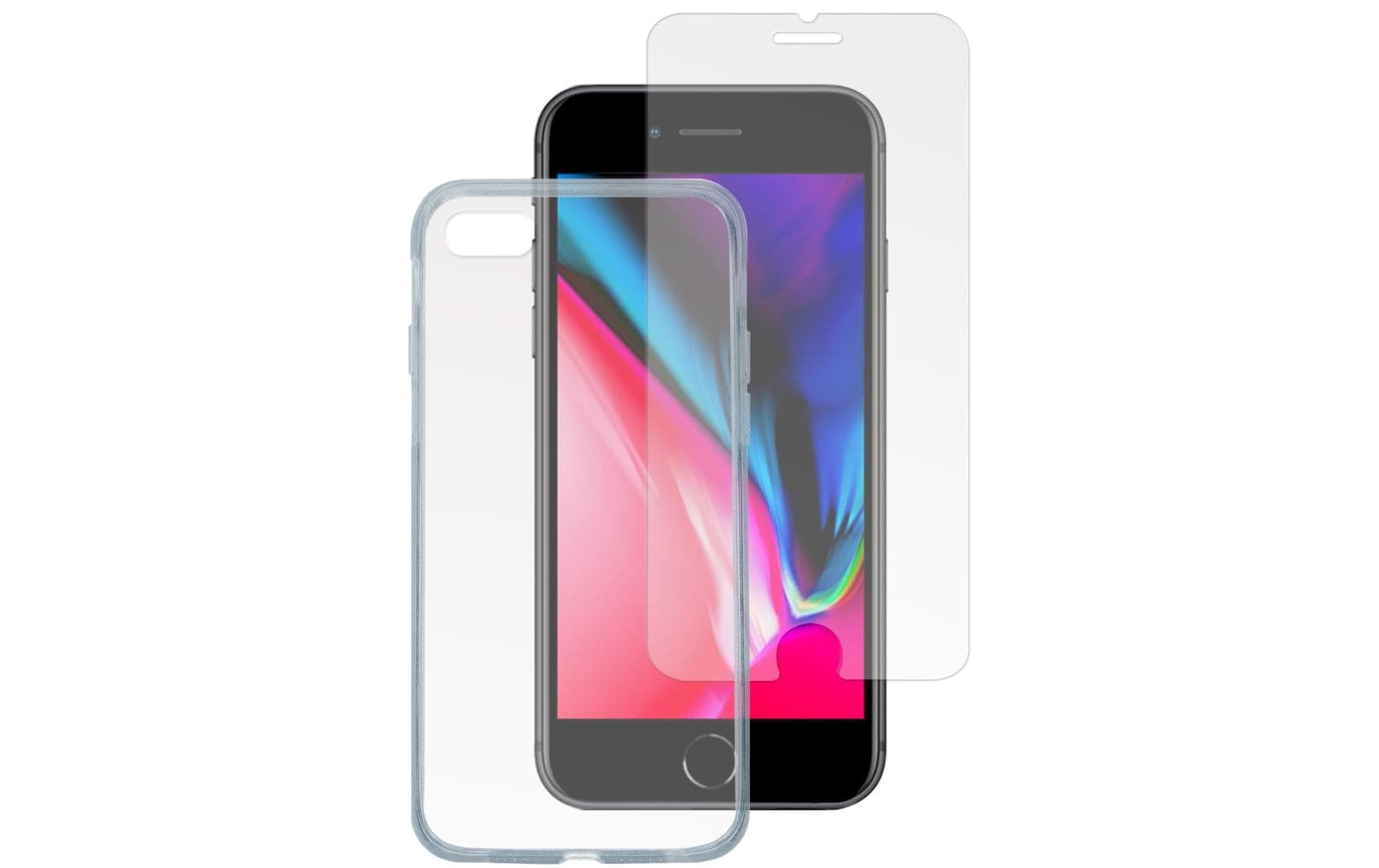 4smarts 360° Starter Set X-Pro Clear für iPhone SE3 / SE2 / 8 / 7