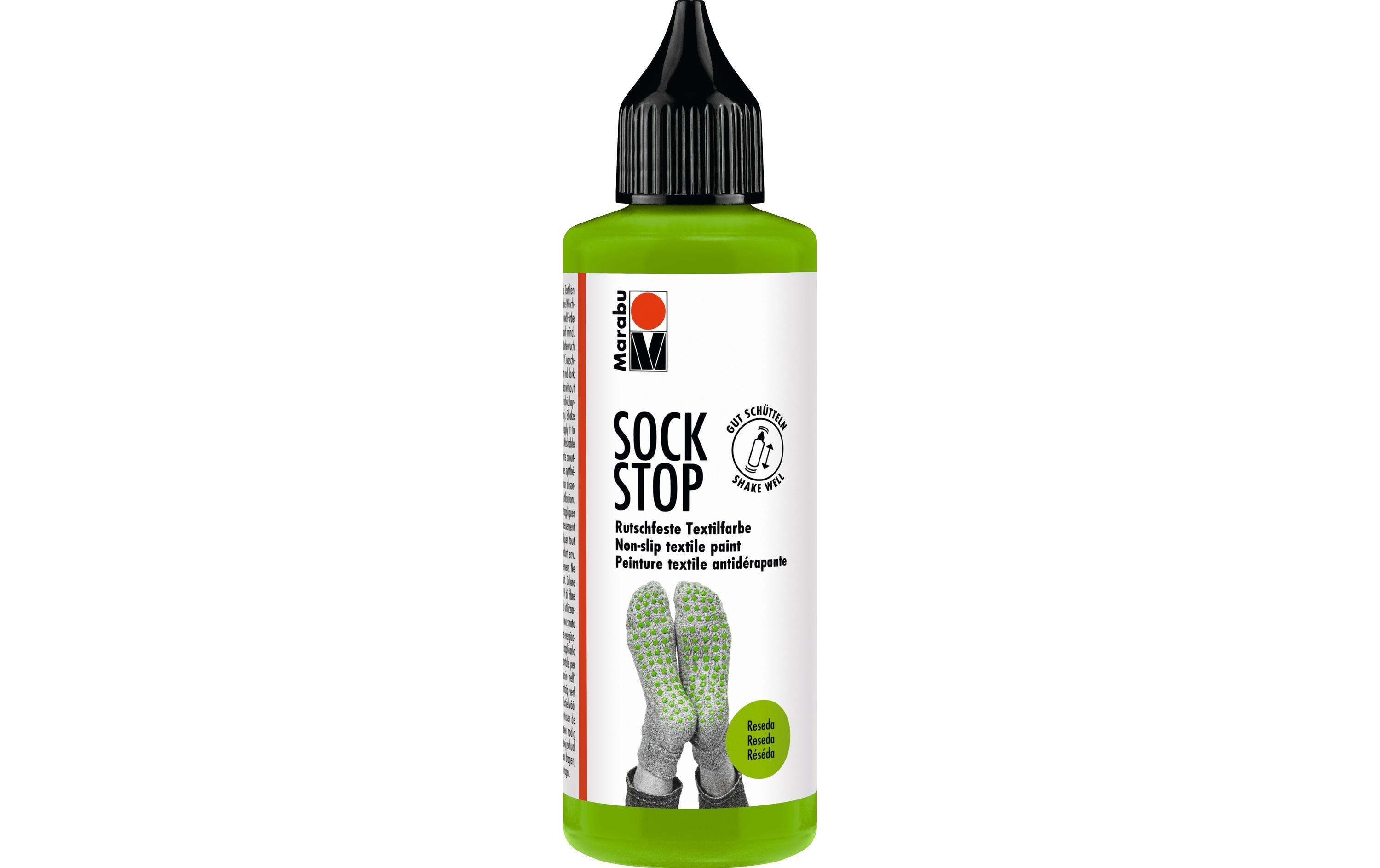 Marabu Antirutsch-Farbe Sock Stop 90 ml Reseda