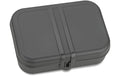 Koziol Lunchbox mit Trennsteg Pascal L 16.6x23.2x6.2cm, grau, bio-circularv
