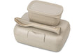 Koziol Lunchbox Candy Set & Besteck 19x13.5x6.5cm, sand, bio-circular